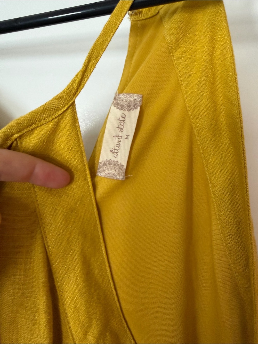 Yellow Ruffle Hem Sundress - Picture 4 of 5